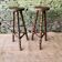 Pair of high stools