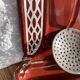 Enamelled kitchen sheet metal plate