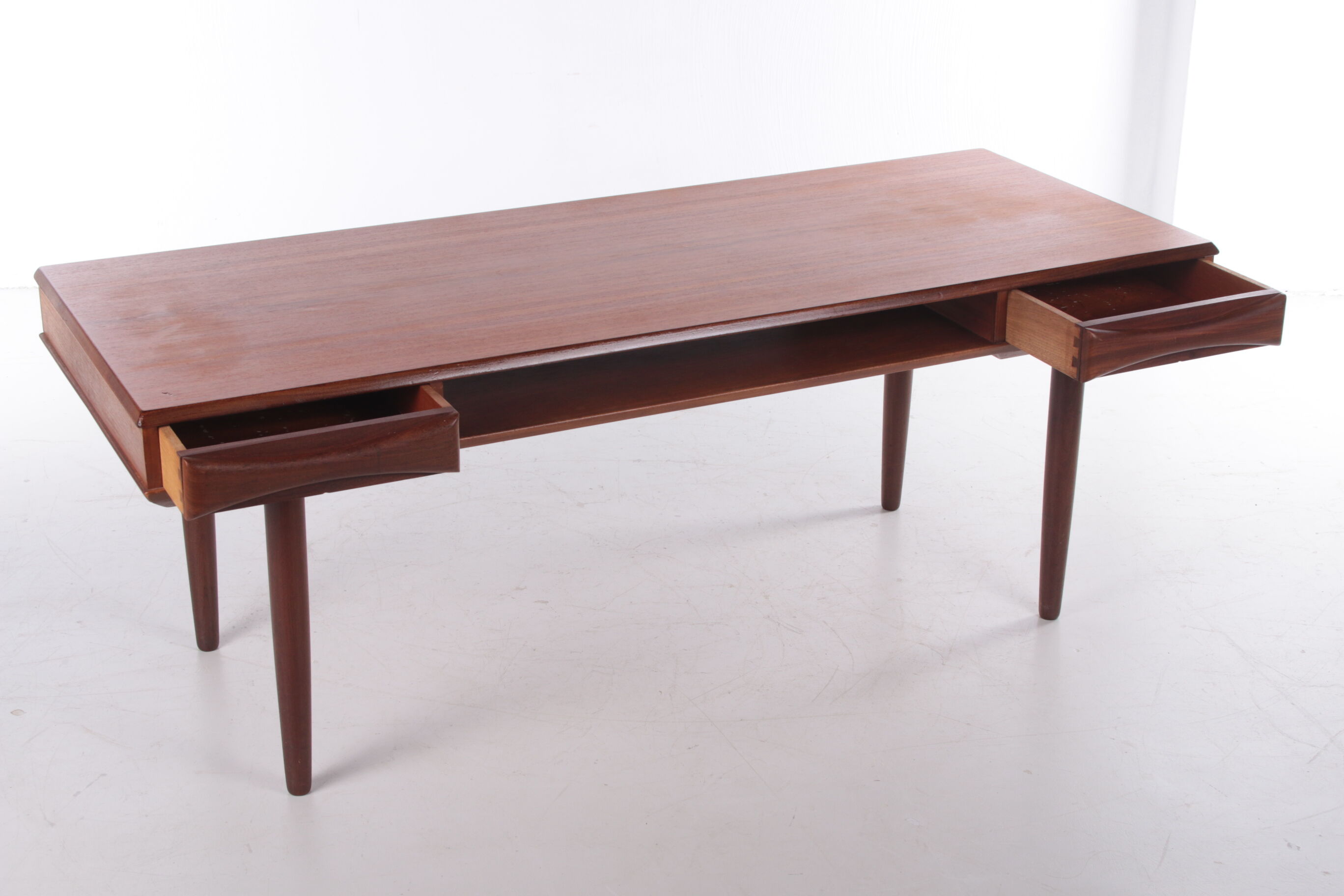 Danish modernist teak coffee table from Dyrlund, 1960s
