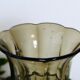 Smoked glass vase