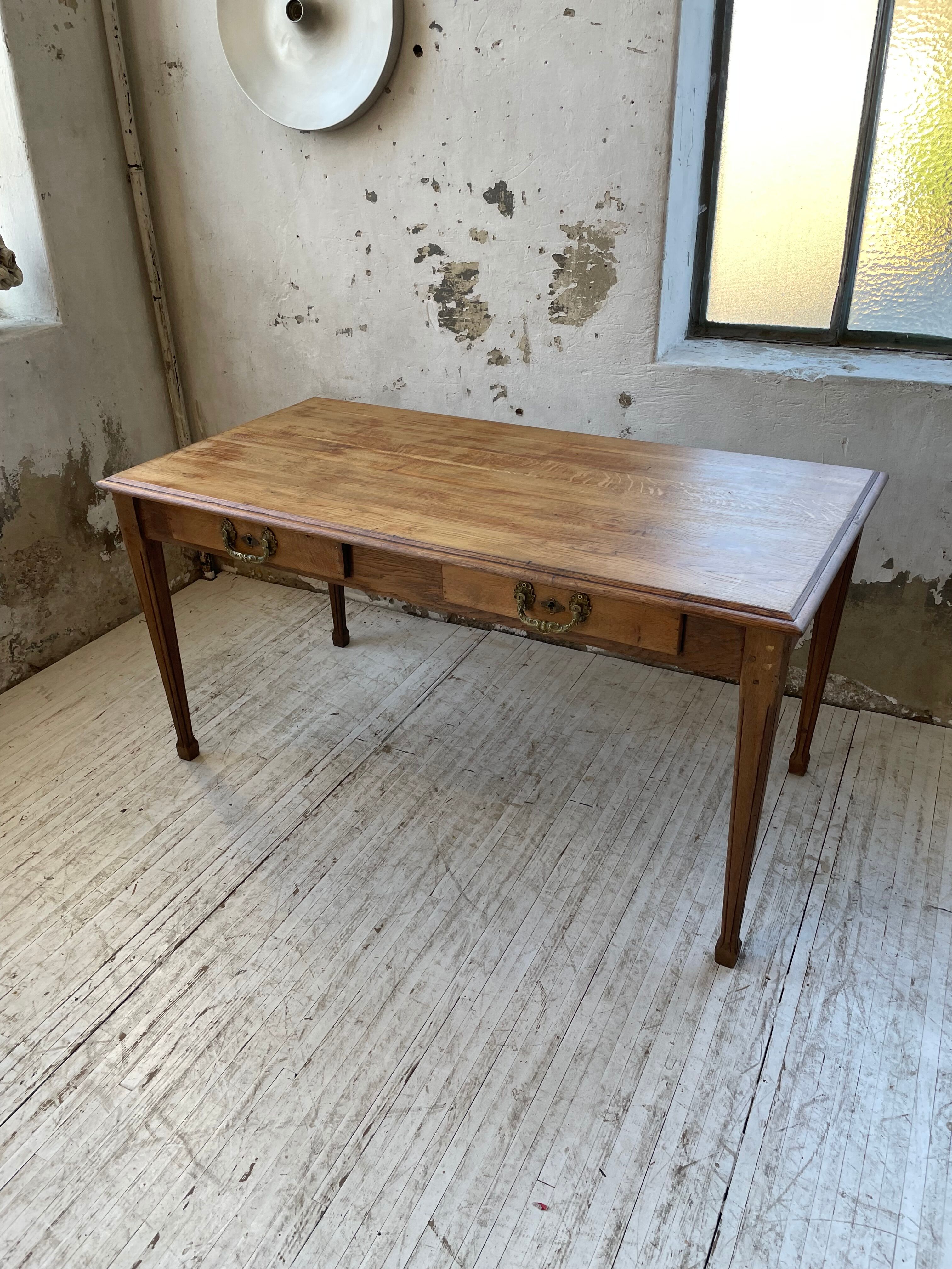 Oak desk 1900