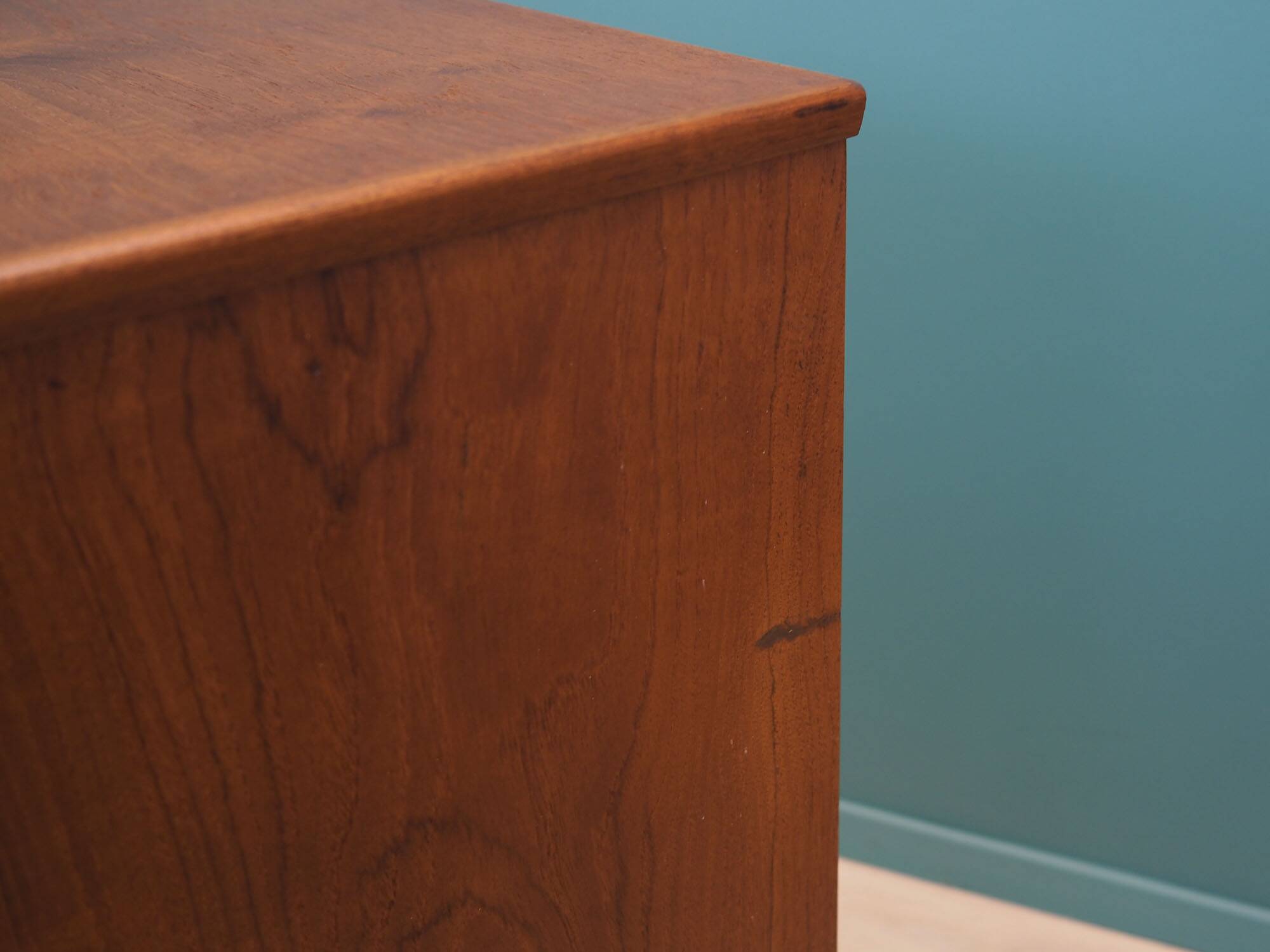 Teak chest of drawers, Danish design, 1970s, production: Denmark