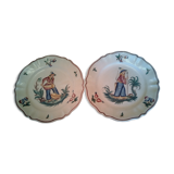 Old Sarreguemine plates