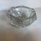 Octagonal crystal ashtray cut