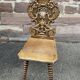 Alsatian chair renaissance mythology vintage of grotesque period 1950