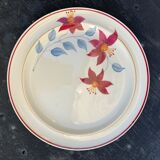 6 earthenware plates Sylvie Hamage Moulin des Loups Nord vintage model