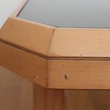 Scandinavian coffee table smoked glass