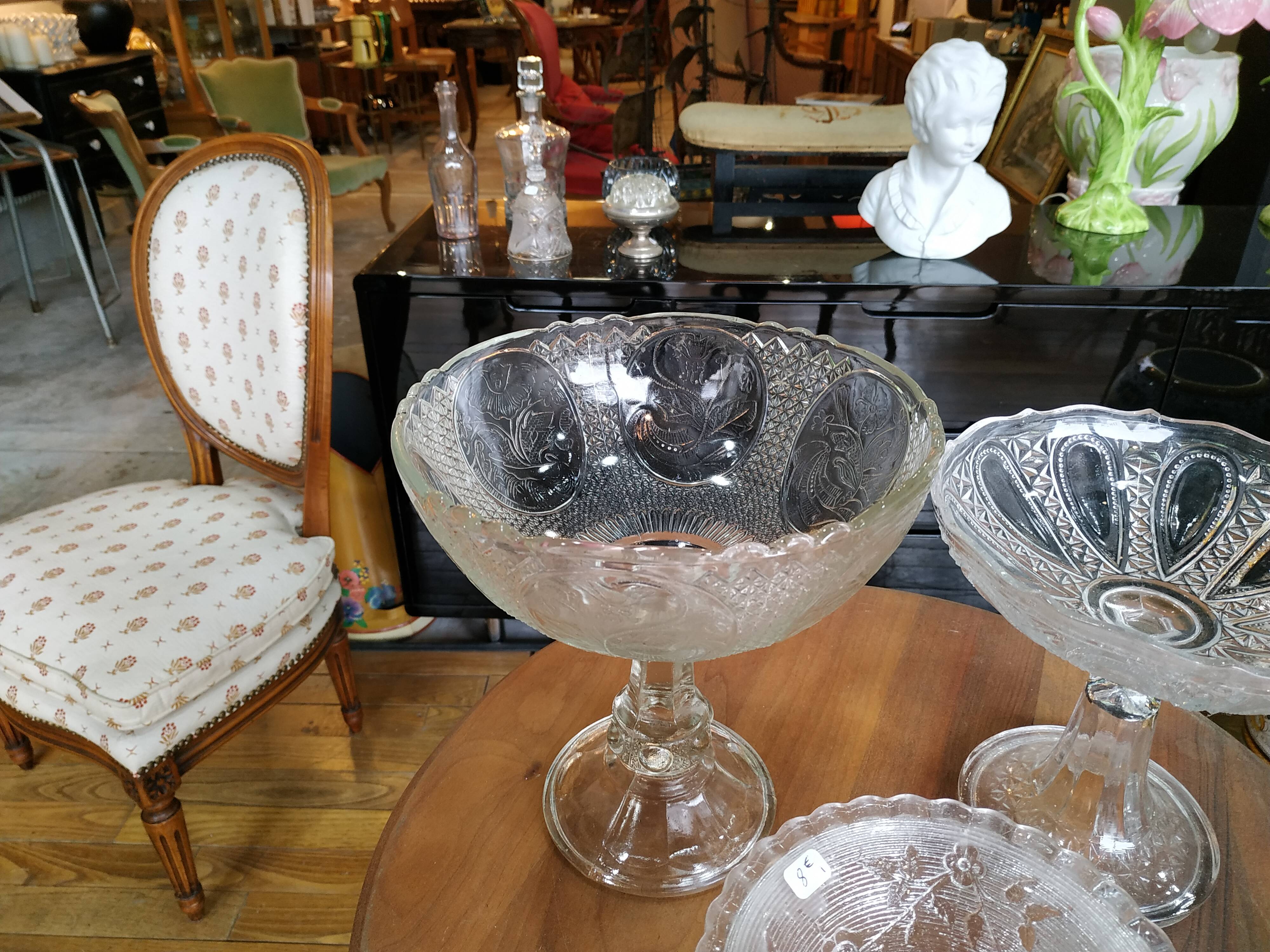 Coupe a fruits en verre