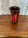 Antique Vase Scheurich Keramik Ceramic Brown Red West Germany Vintage #B767