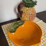 Orange slip salad bowl