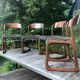 Chaises traîneau Baumann