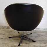 70s style swivel armchair