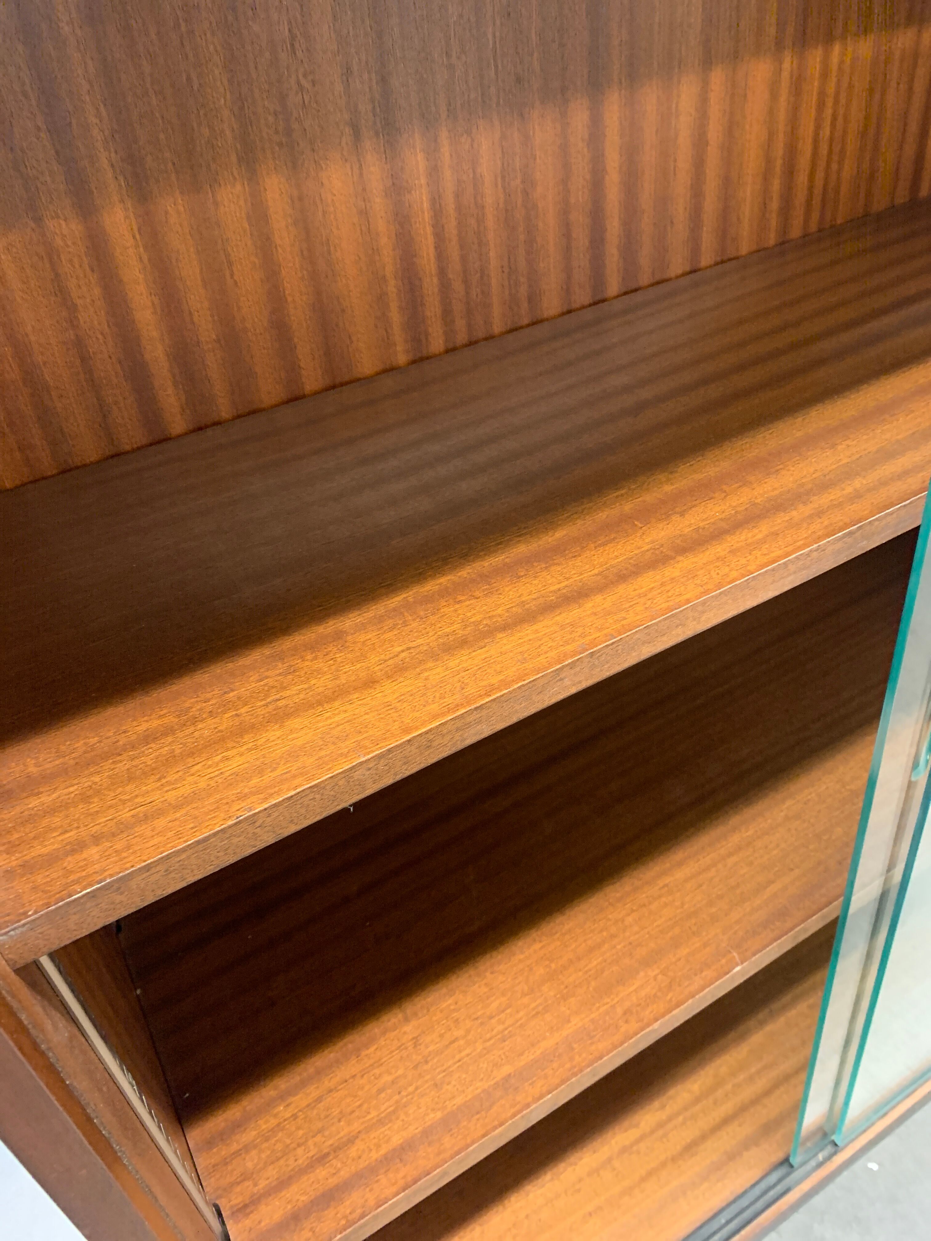 1950 scandinavian vintage library showcase