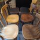 Series of 6 Bistro chairs dismatched Baumann and Fischel