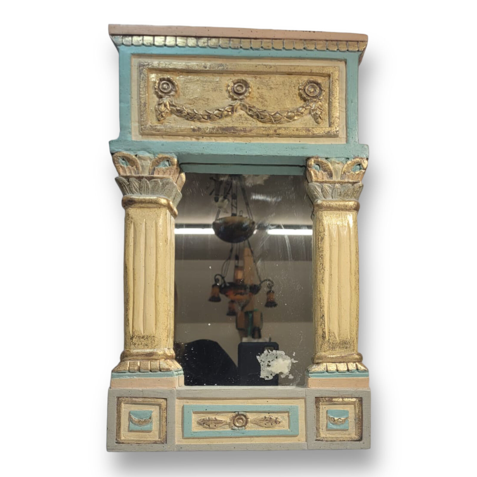 Wooden mirror