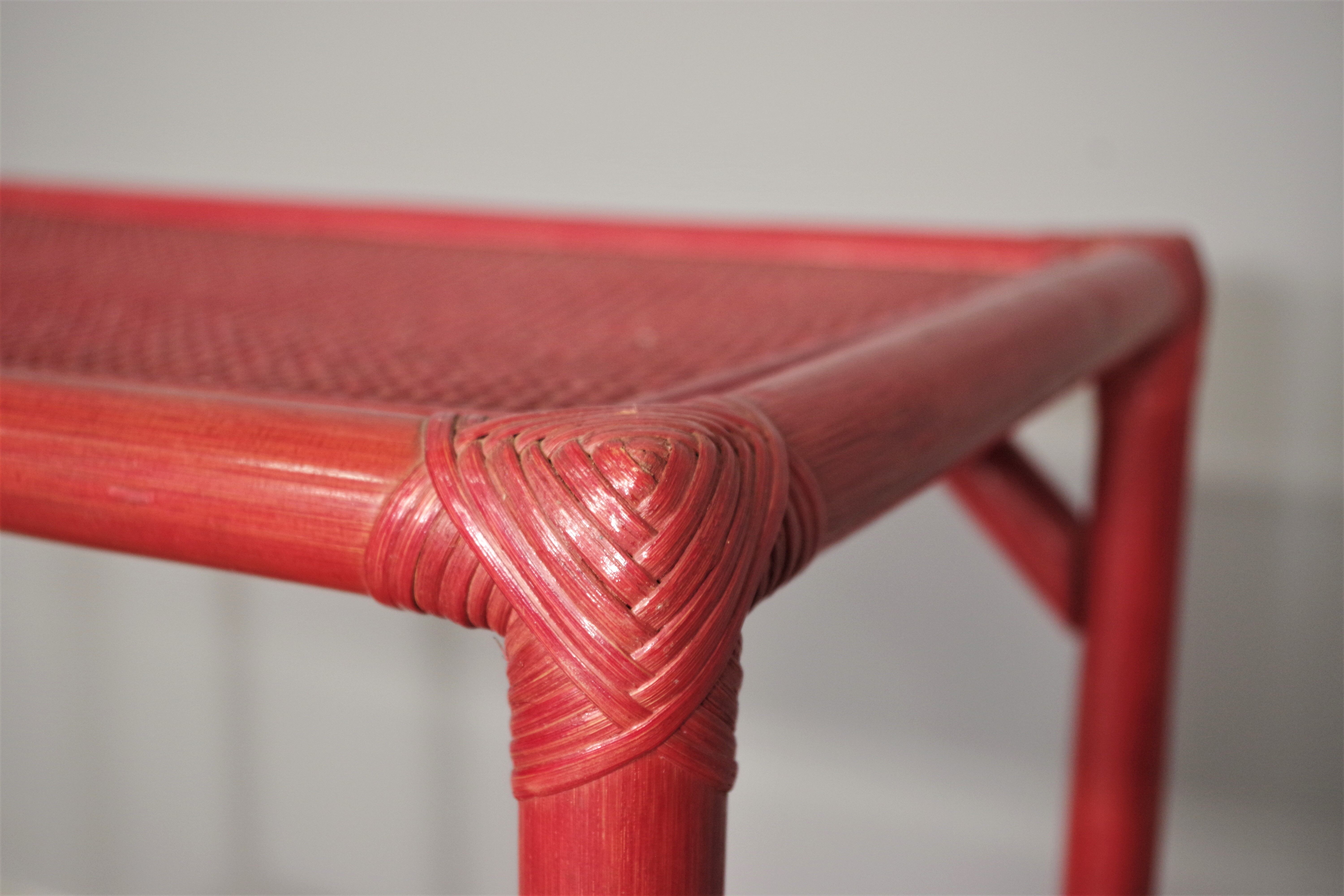 Bamboo drink cart, 80s