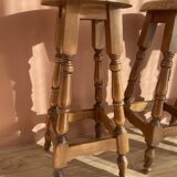 Solid wood bar stool