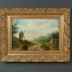 Huile sur Toile « Le Moulin » de N. Okolowicz – Début XXe
