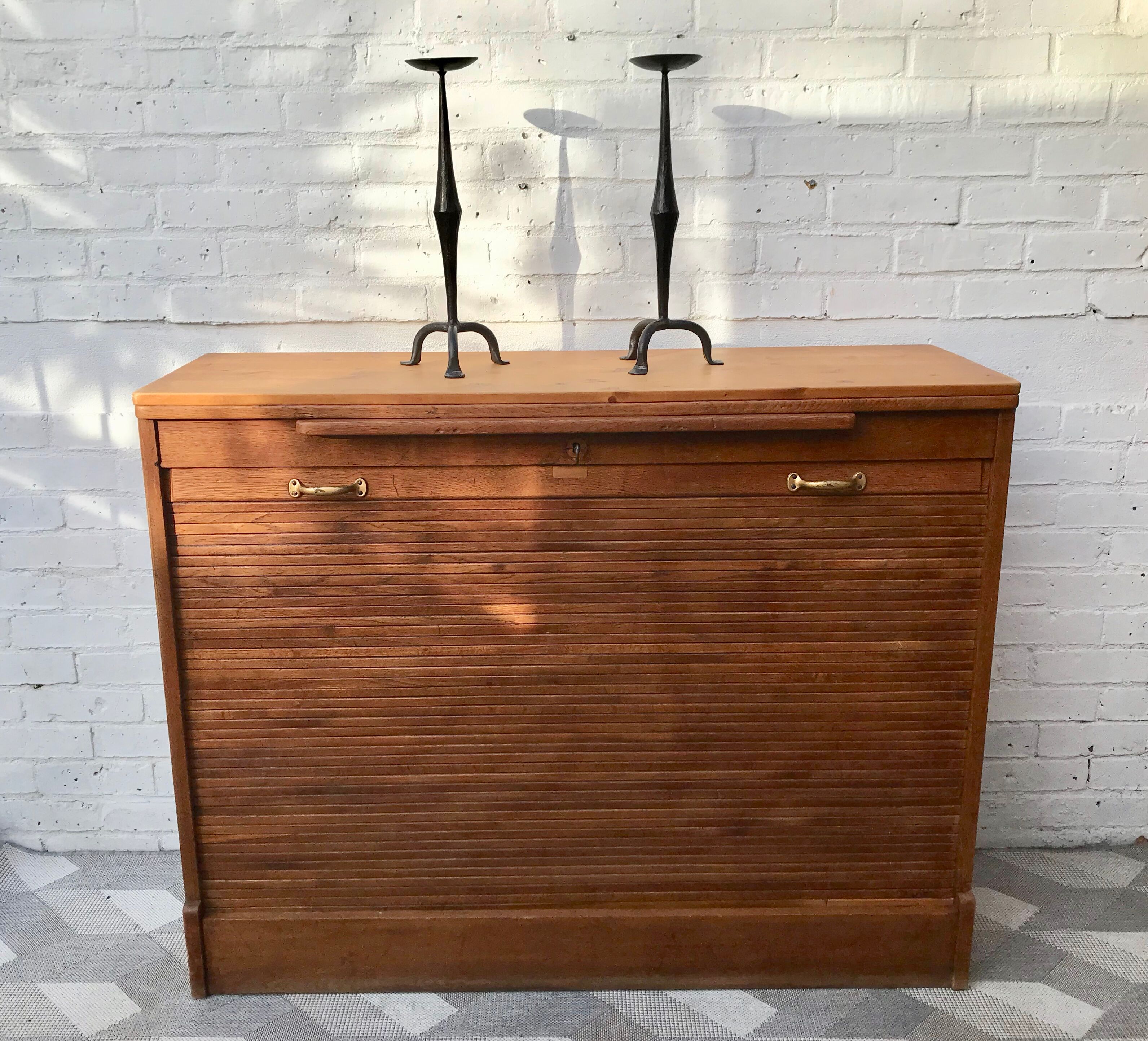 Pair of wrought iron candlesticks black gothic