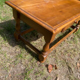 Solid oak coffee table from the 1970s.