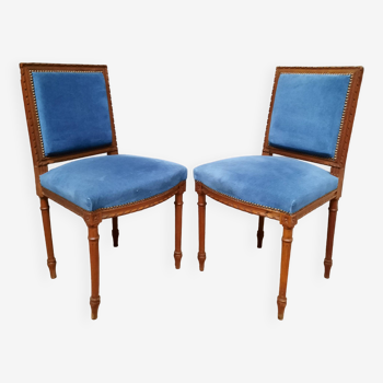 Pair of Louis XVI style chairs