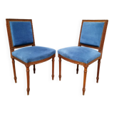 Paire de chaise style louis XVI