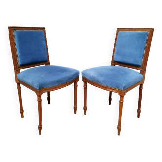 Pair of Louis XVI style chairs