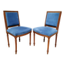 Paire de chaise style louis XVI