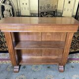 Art deco period console in restored oak