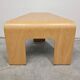 Postmodern side table made of beech plywood by Ekornes Stressless from the 1980s.