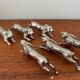 Set of 6 vintage silver-plated knife rests – rabbit shape – style
