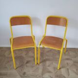 Set of 2 school chairs