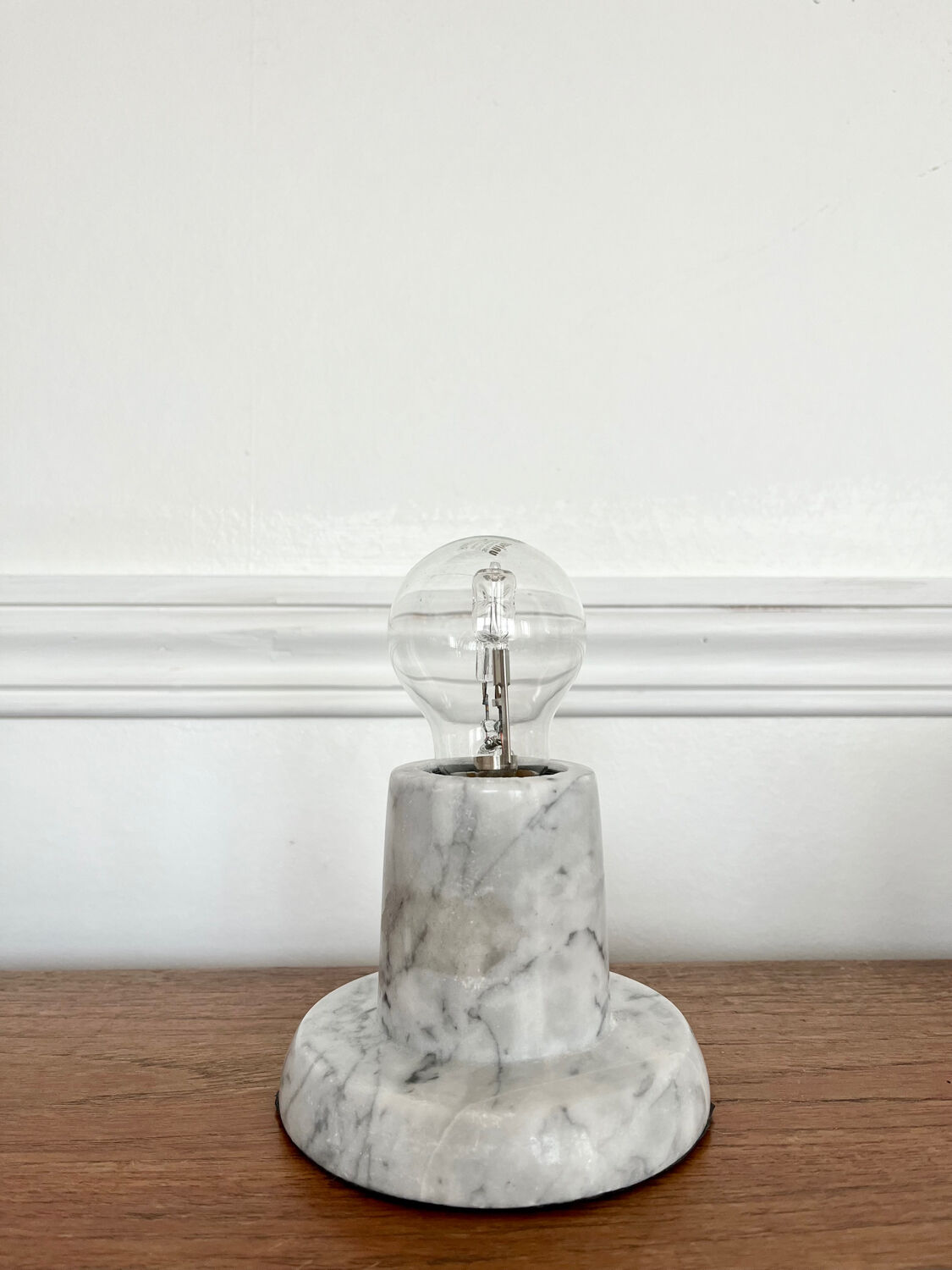 Vintage marble lamp