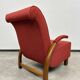 Red Art Deco lounge chairs