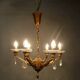 Bronze chandelier with 6 light arms