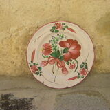 Oriental earthenware plate