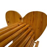 Design suédois vintage Éléphant à bascule en bois Design des années 80