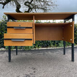 Vintage modernist desk 1950-60 wood
