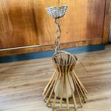 Vintage rattan pendant light