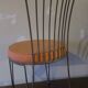 Chaise de jardin en fonte du début du 20e siècle