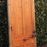 Porte d'entrée et son cadre imposte en verre translucide, début XXème