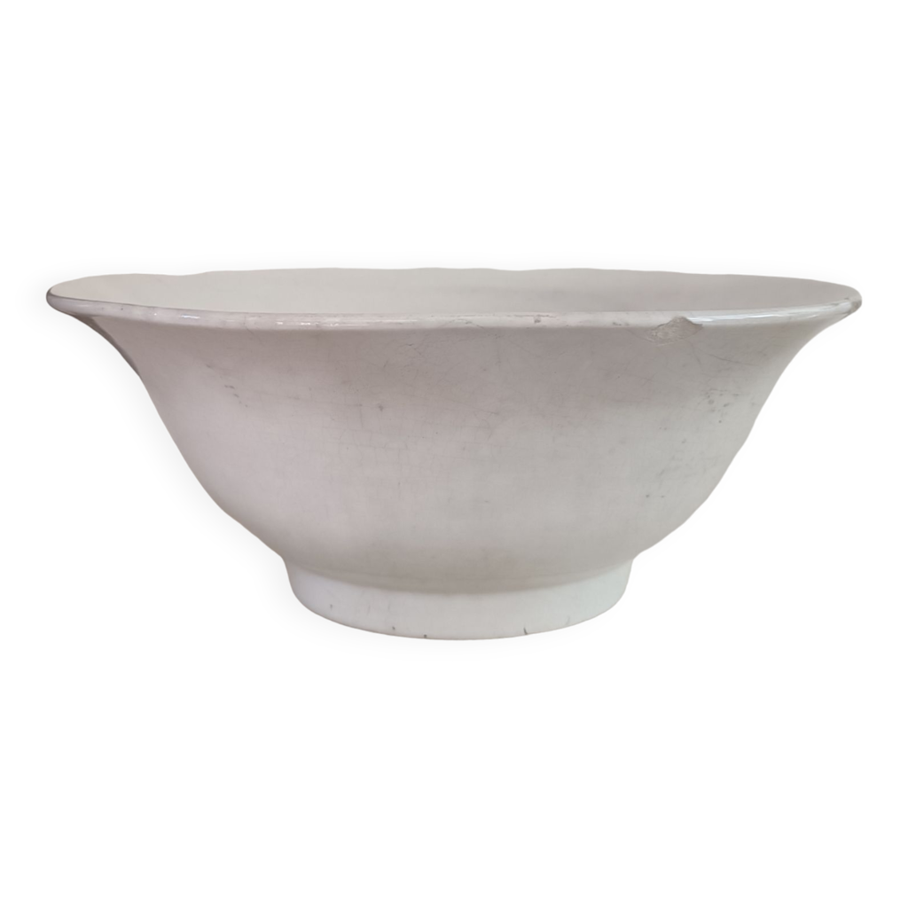 Coupe à Fruits Ou Saladier Gien – Faïence – Motif Cachemire – 40cm – 1920-1949