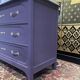 Painted Art Nouveau chest of drawers