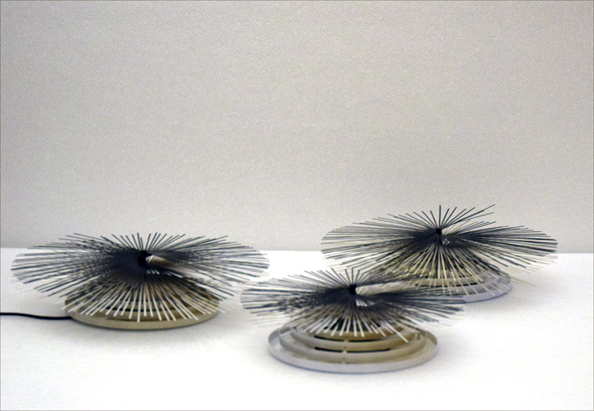 Lumina 'Helios' wall lamps design Roberto Blumer, 1980s