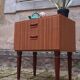 Table de chevet année 70 style scandinave