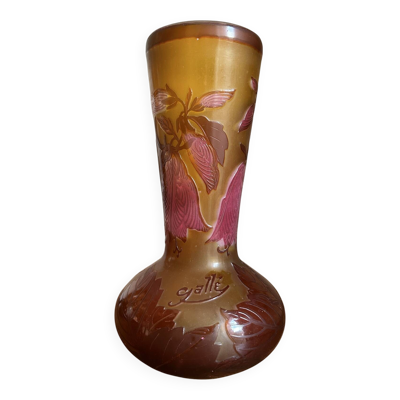 Vase école de Nancy  Gallé Tip