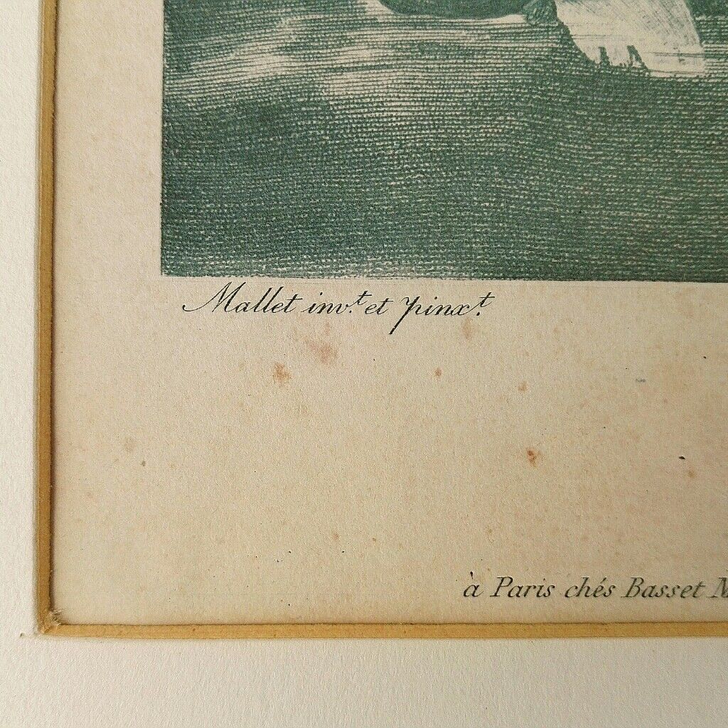 Engravings love and friendship signed Prud'hon