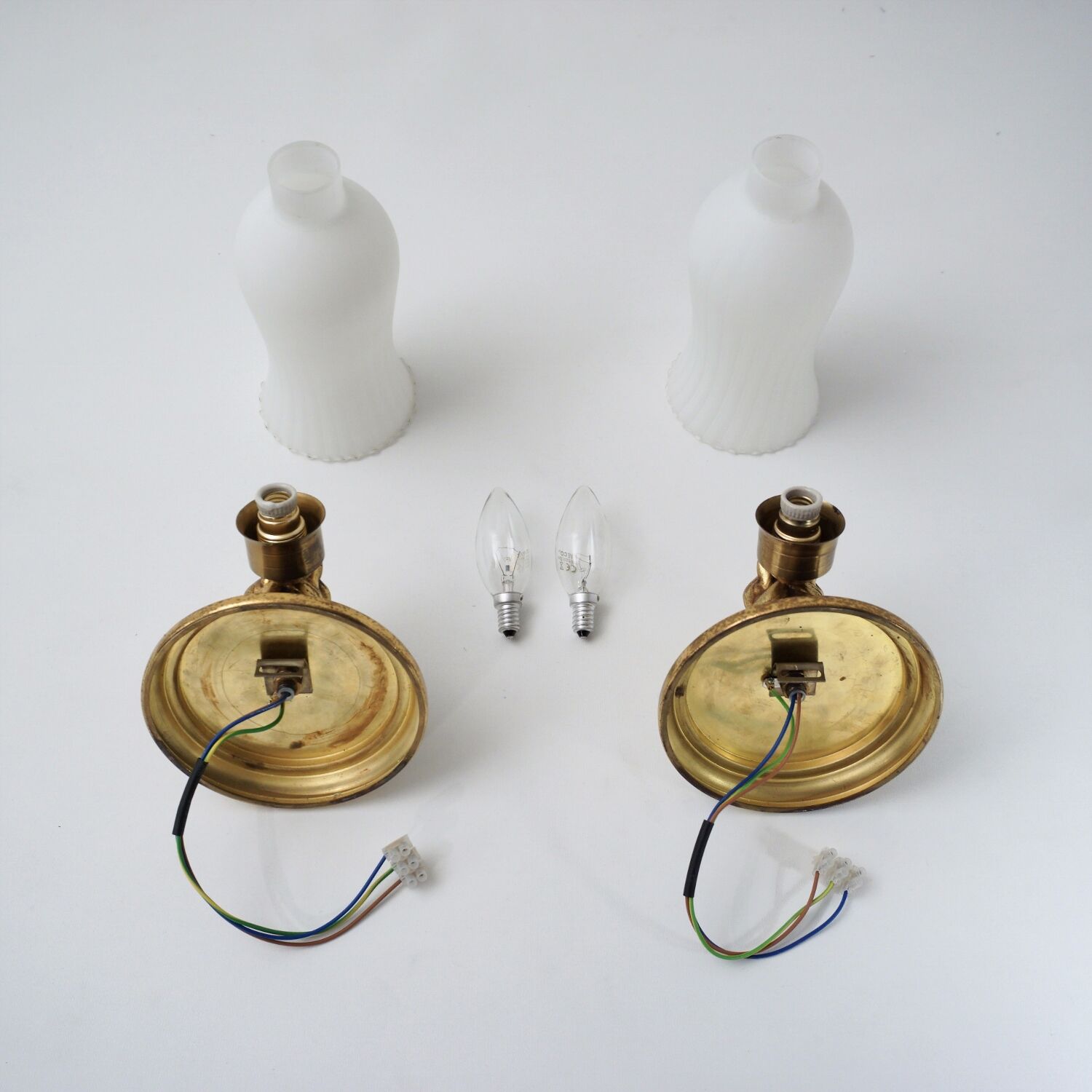 Appliques vintage en laiton