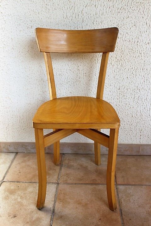 Duo de chaises bistrot années 60