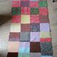 Plaid patchwork hand-knitted